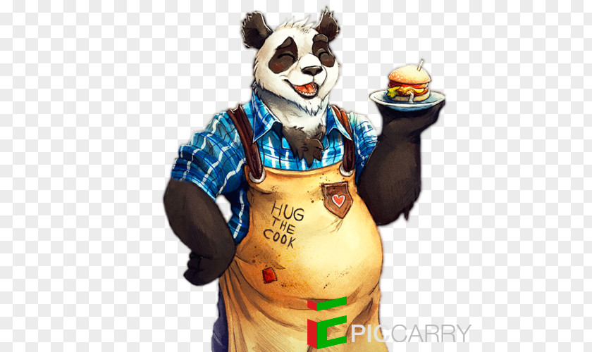 Lunch Bunch Games Furry Fandom Drawing Hamburger Giant Panda Restaurant PNG