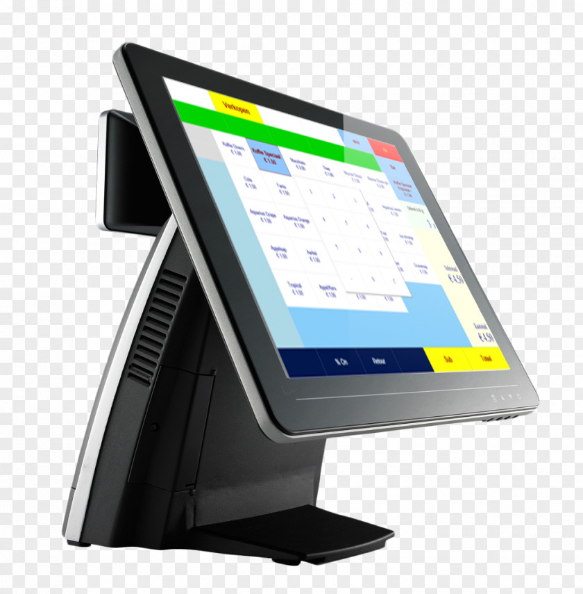 Pos Terminal Touchscreen Point Of Sale Computer Monitors System Solid-state Drive PNG