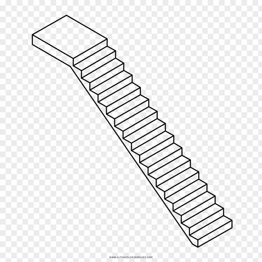 Stairs Drawing Line Art Painting PNG