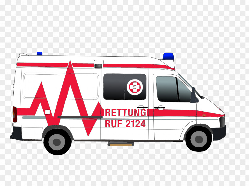 Ambulance Emergency Rettungswagen Graphics Volkswagen LT PNG