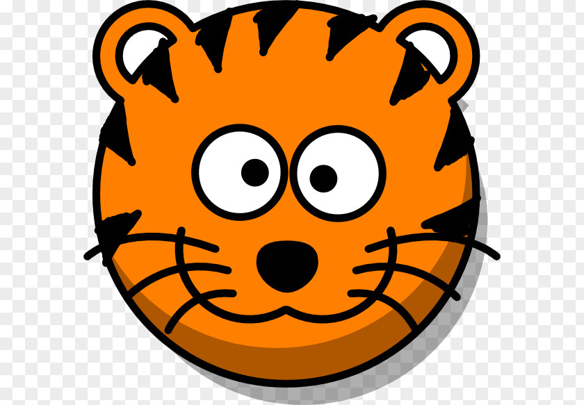 Cartoon Tigers White Tiger Face Clip Art PNG