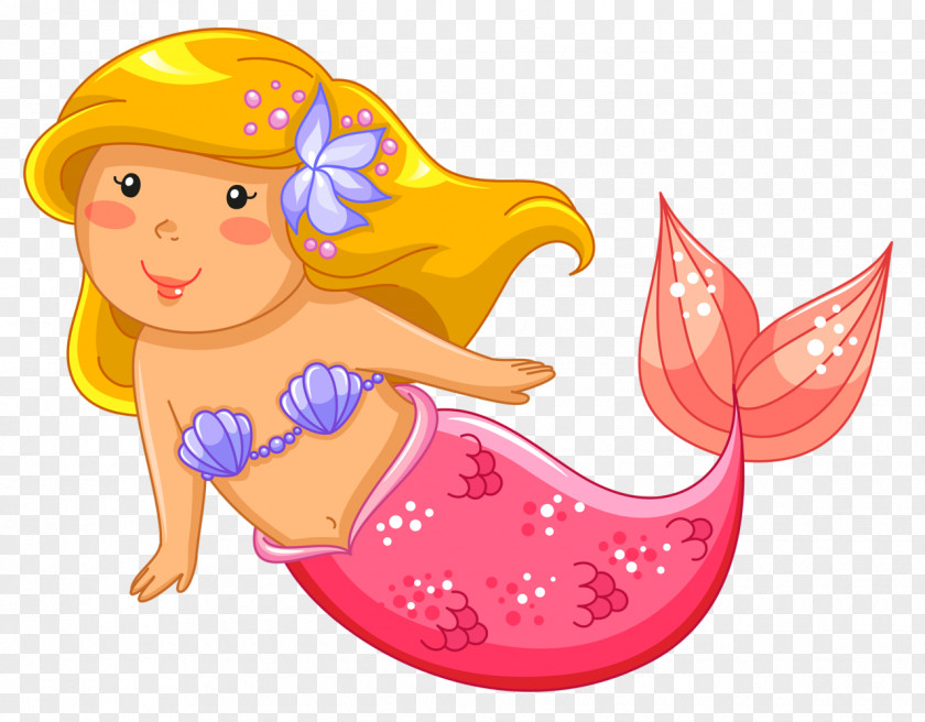 Mythical Creature Angel Little Mermaid PNG