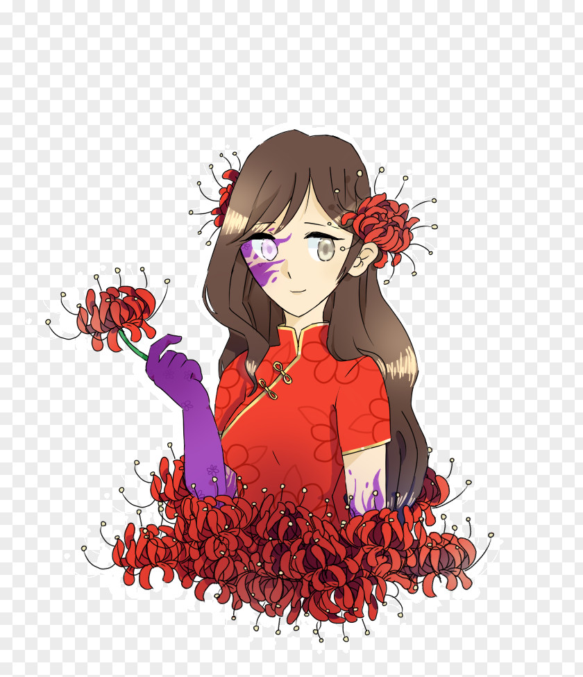 Red Spider Lily Drawing Illustration Digital Art DeviantArt PNG