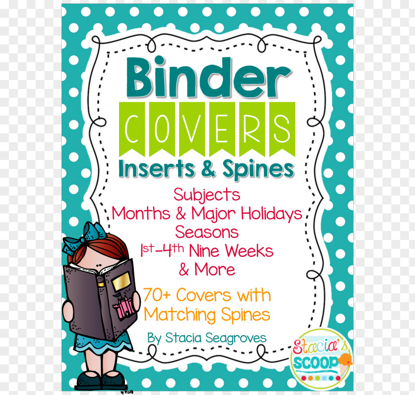 Teacher Ring Binder Template TeachersPayTeachers Label PNG