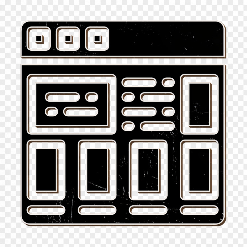 Tiles Icon Layout User Interface Vol 3 PNG