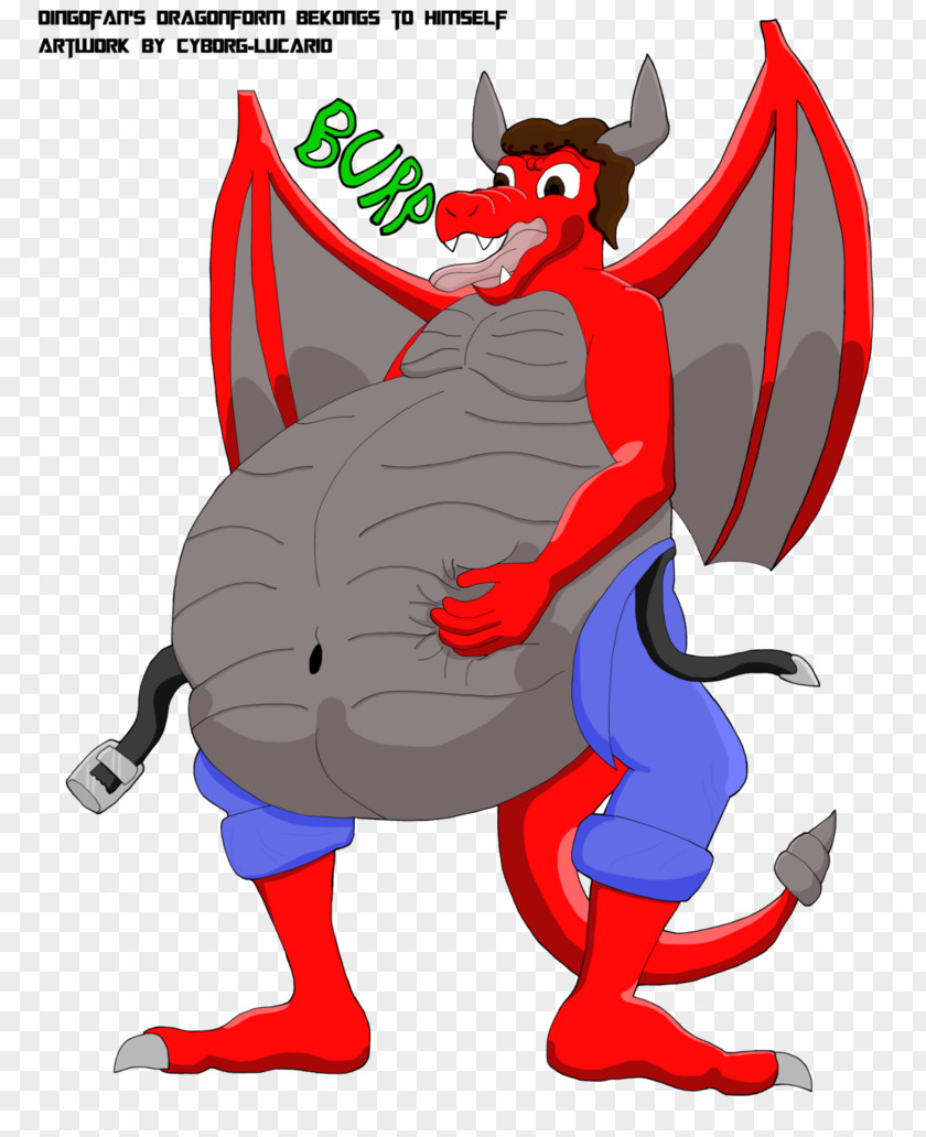 Belly Fat Dragon's Domain Art Character PNG