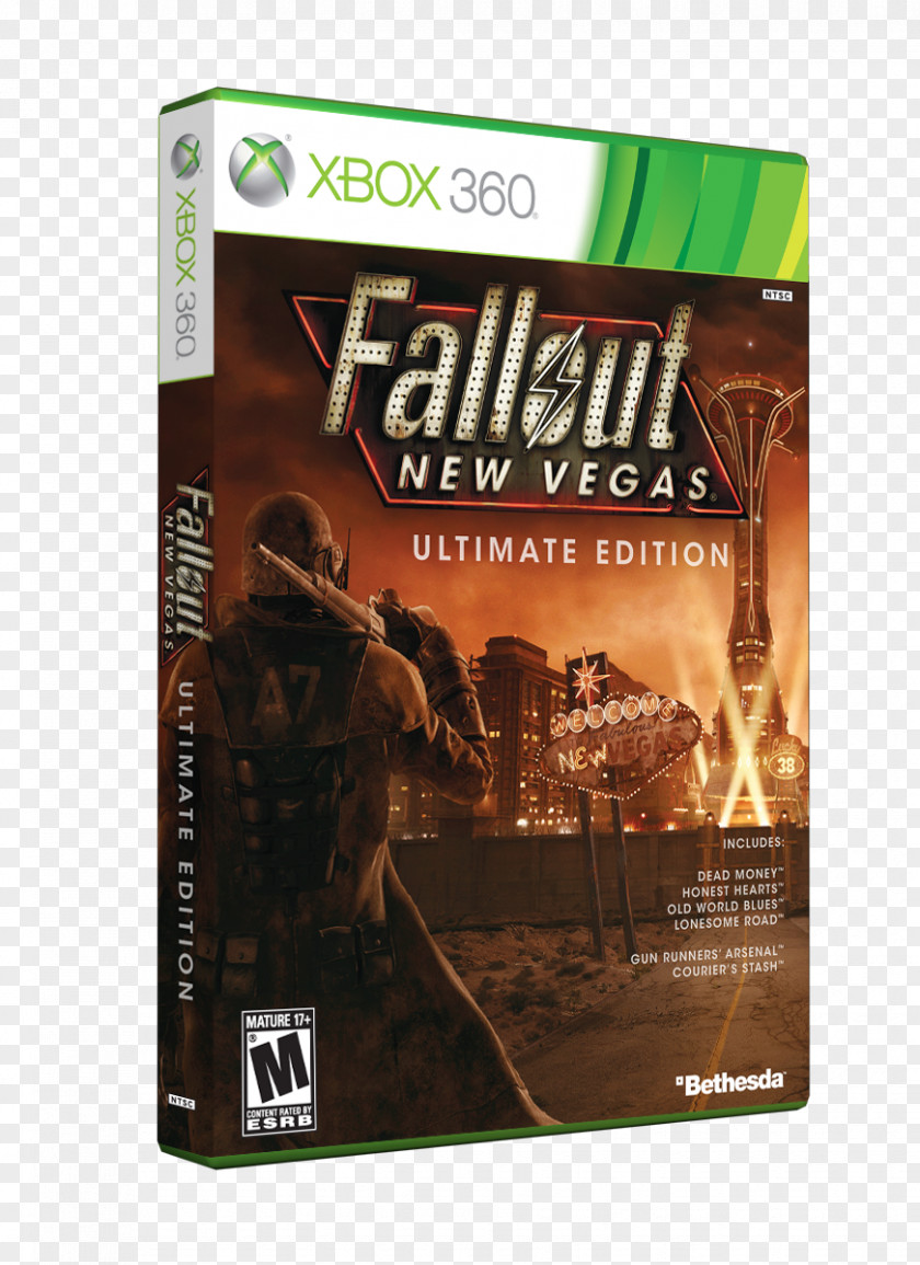 Bethesda Softworks Fallout: New Vegas Xbox 360 Fallout 3 4 Castlevania: Lords Of Shadow PNG