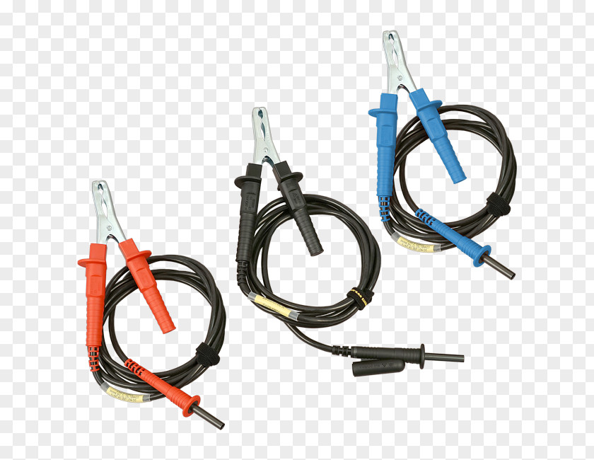 Electrical Cable Multimeter Megohmmeter Lead Connector PNG