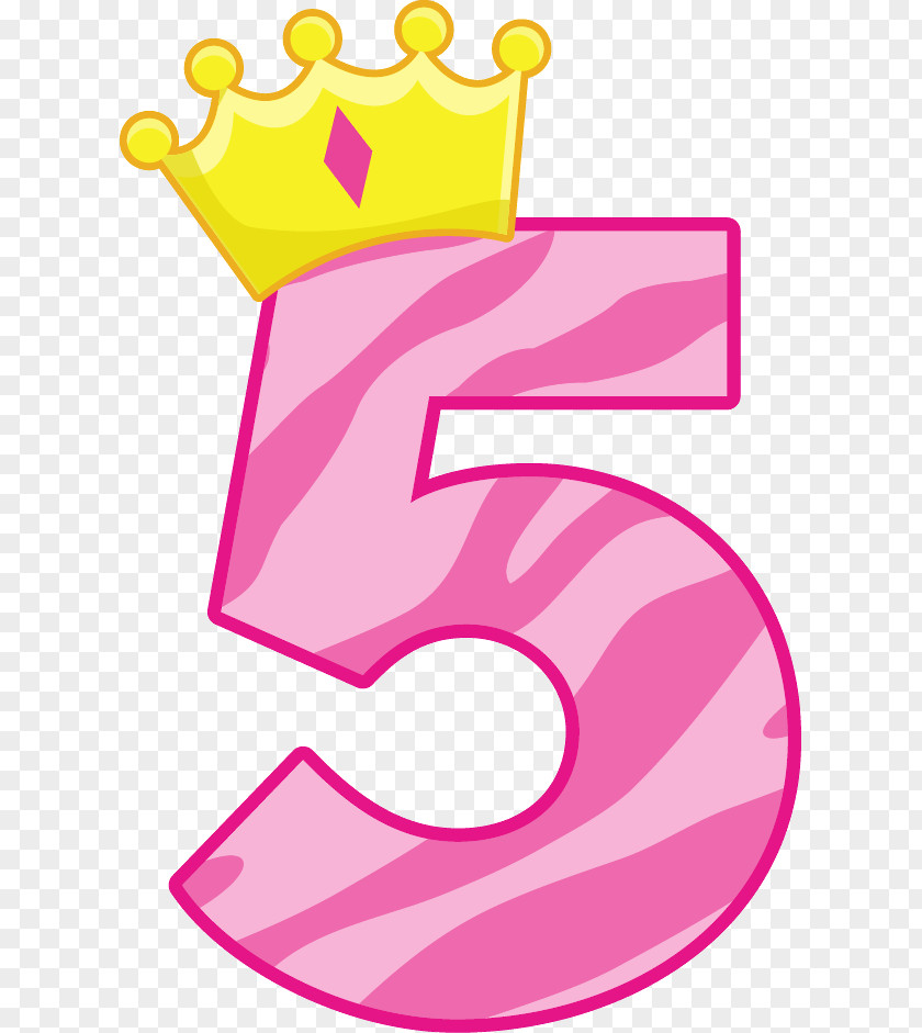 Number 5 Birthday Cake Clip Art PNG
