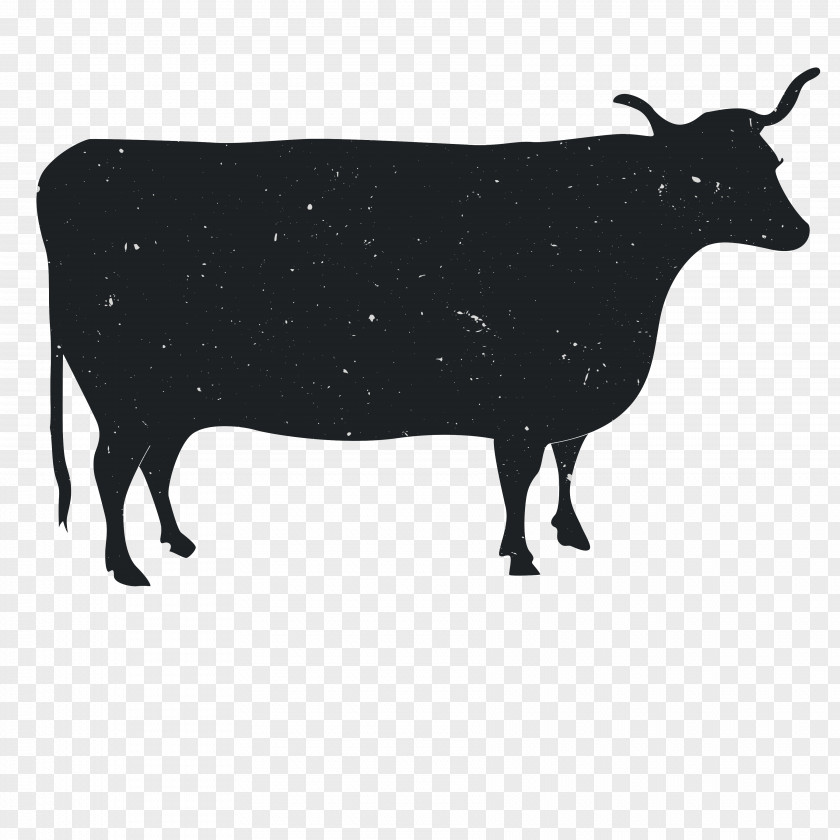 Animal Silhouettes Silhouette Dairy Cattle PNG