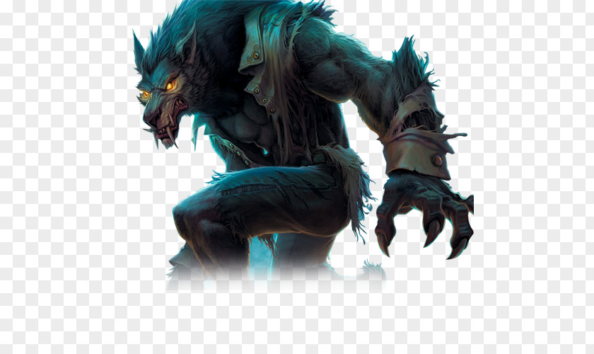 Giant Werewolf Wallpaper PNG