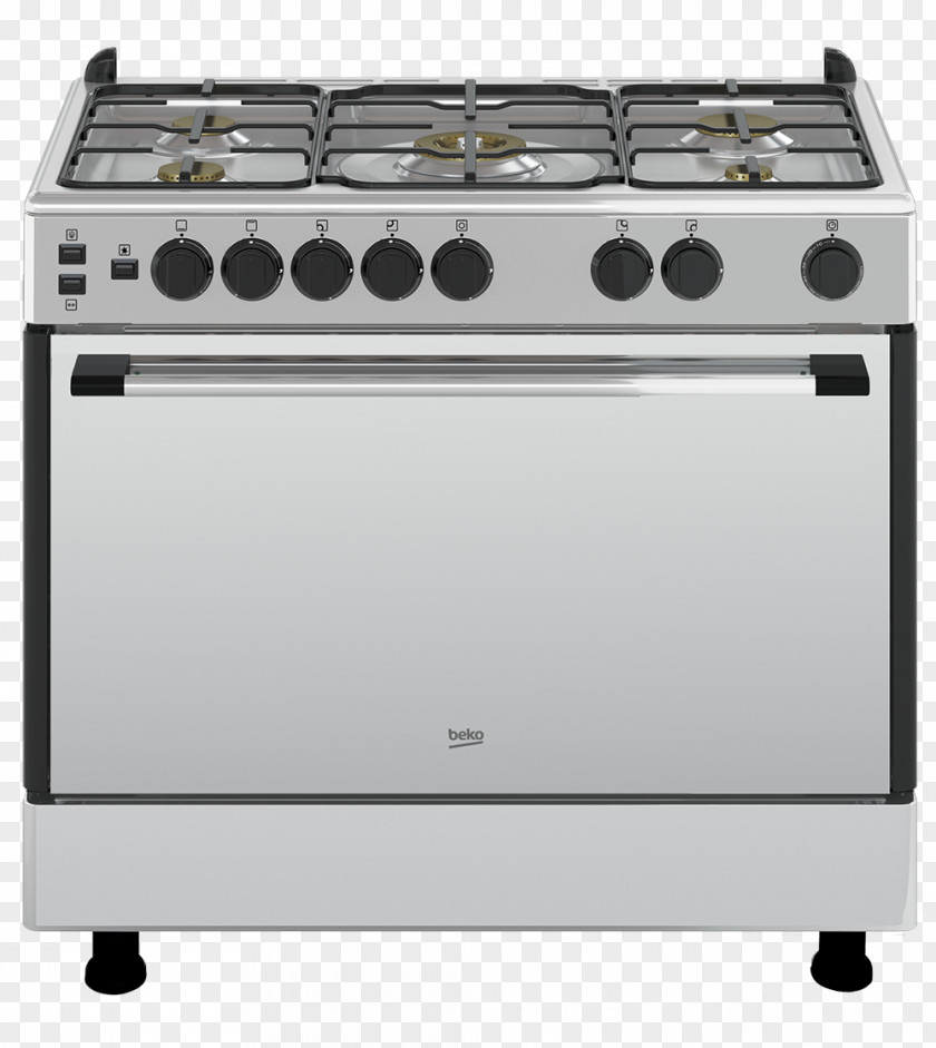 Oven Gas Stove Cooking Ranges Beko Portable PNG