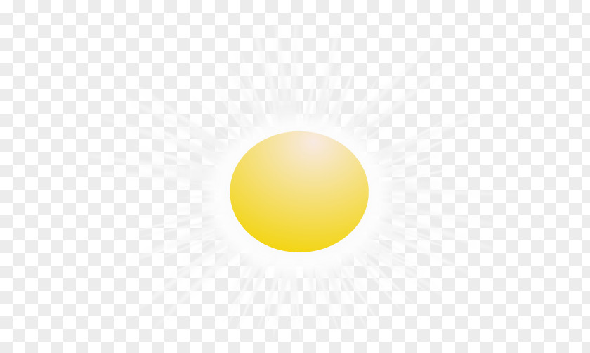 The Sun's Rays Shine Yellow Circle Wallpaper PNG