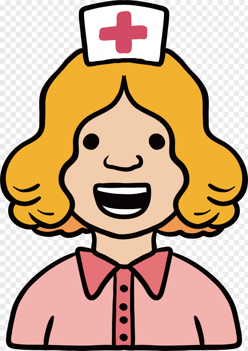 A Kindly Smiling Woman Doctor Physician Clip Art PNG
