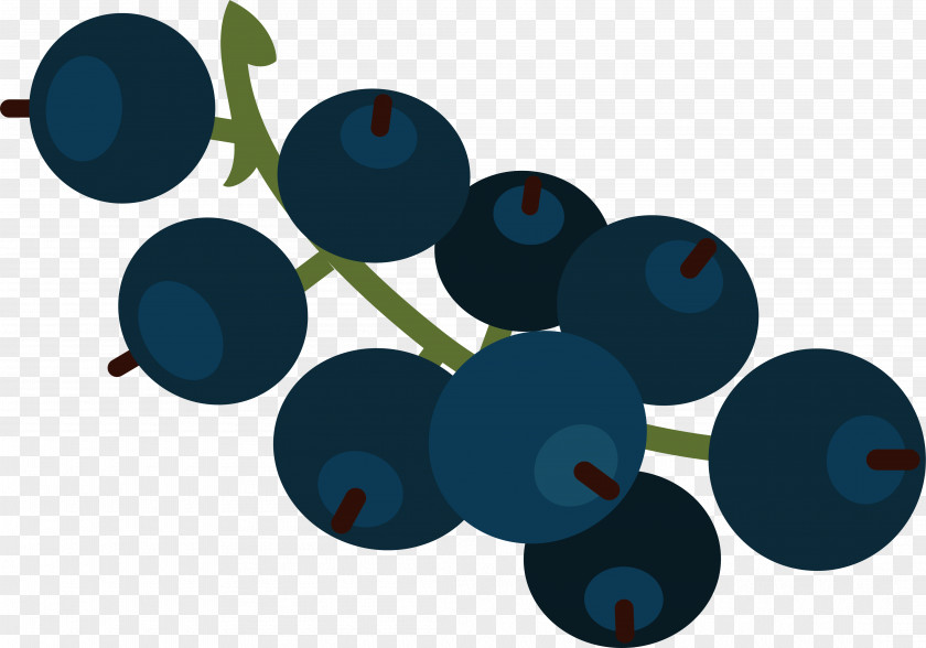 Cartoon Blueberry Fruit Redcurrant PNG