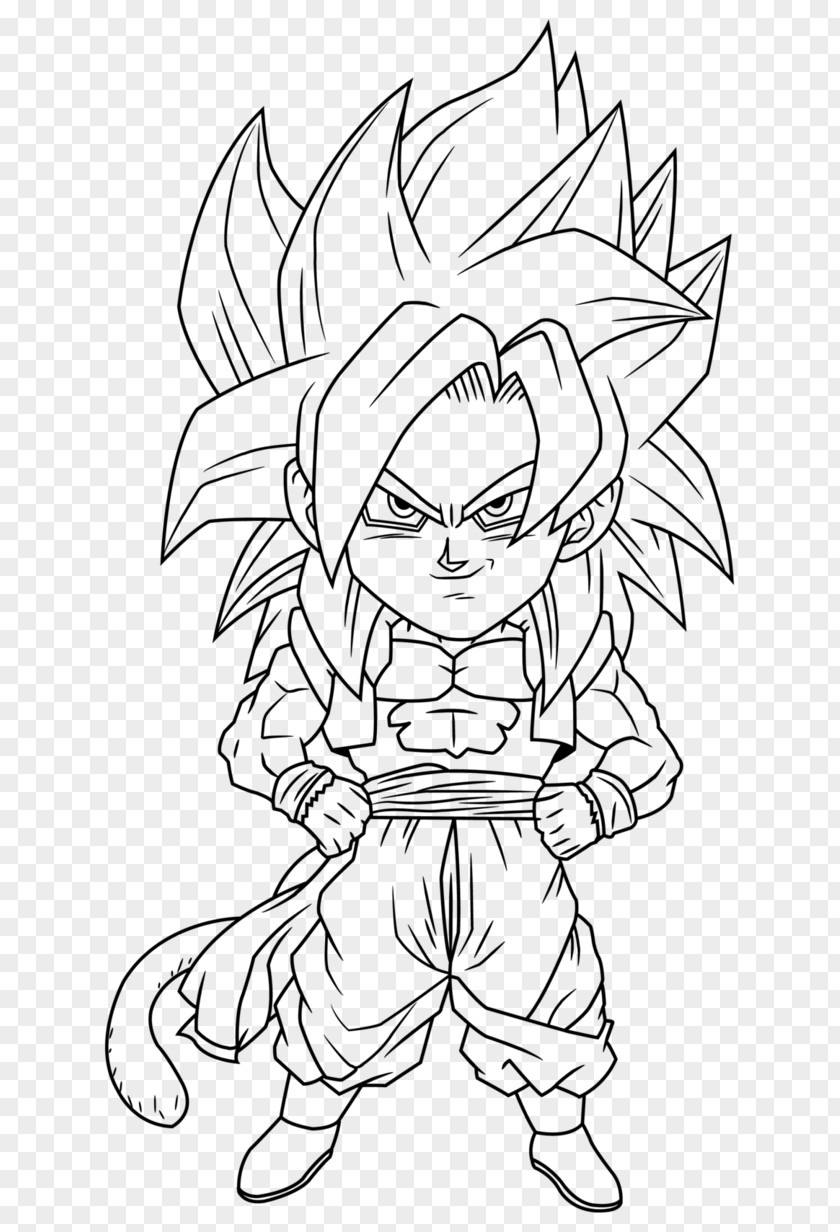 Goku Gogeta Baby Drawing Super Saiyan PNG