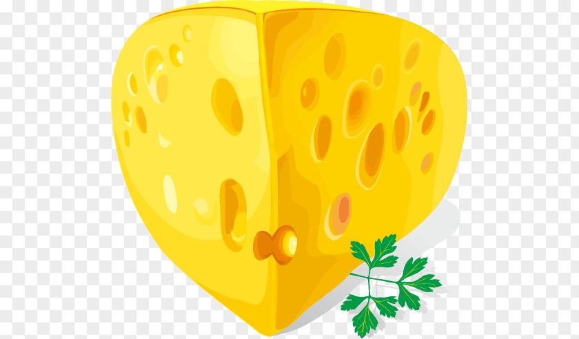 Gold Cartoon Cheese Milk Cheesecake Food PNG