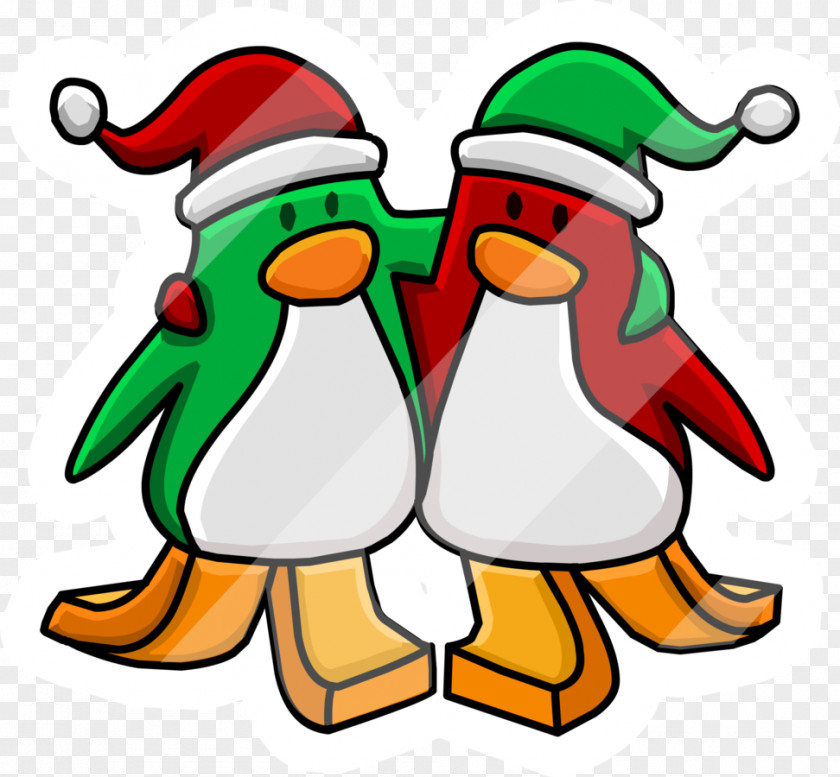 Penguin Club Entertainment Inc Bird Santa Claus Christmas PNG