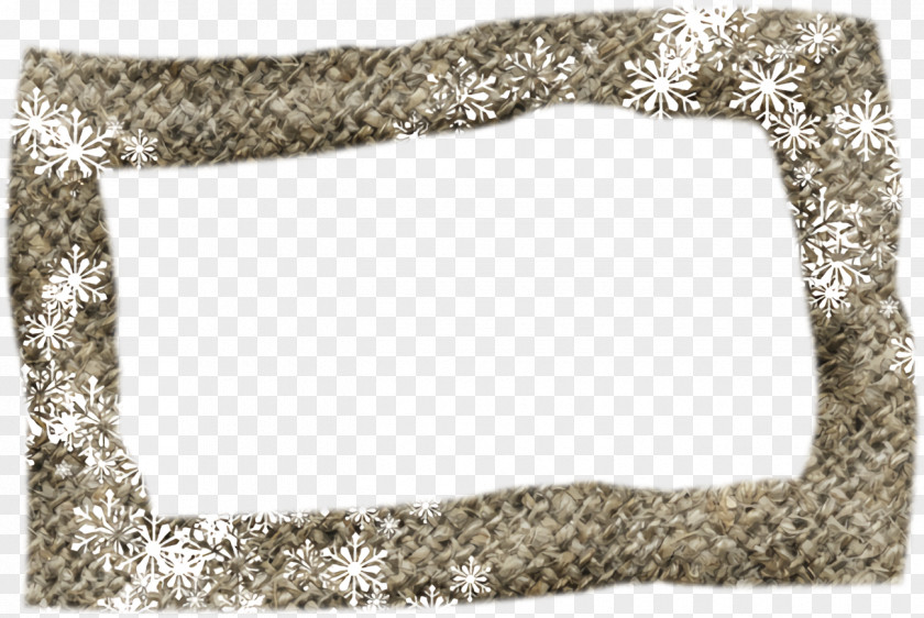 Rectangle Picture Frame Christmas Border Decor PNG