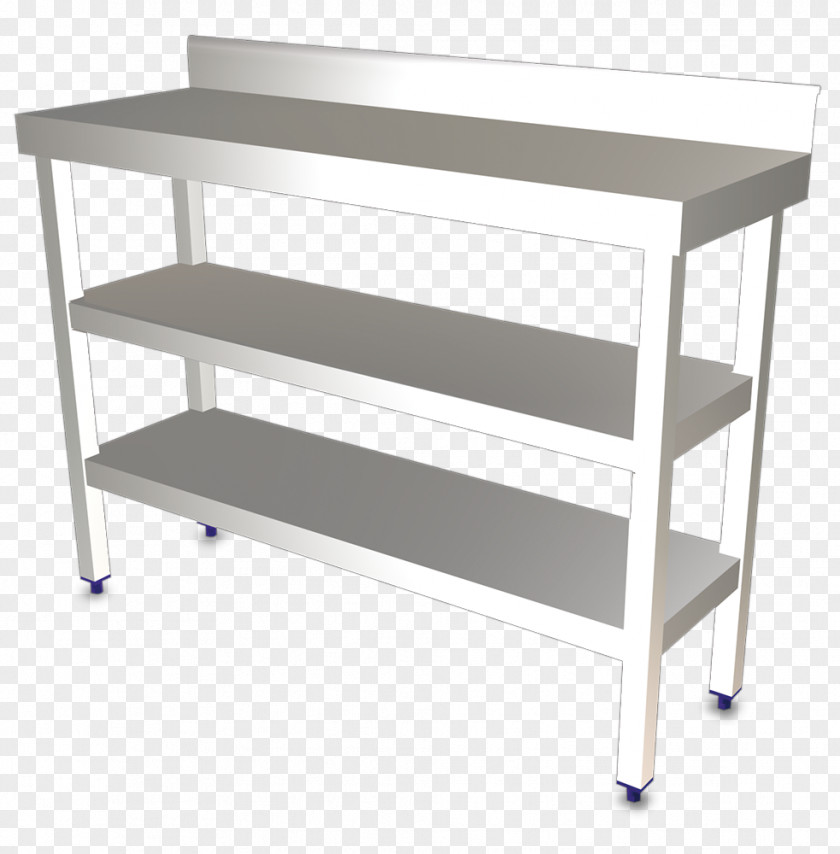 Table Stainless Steel Furniture Shelf PNG