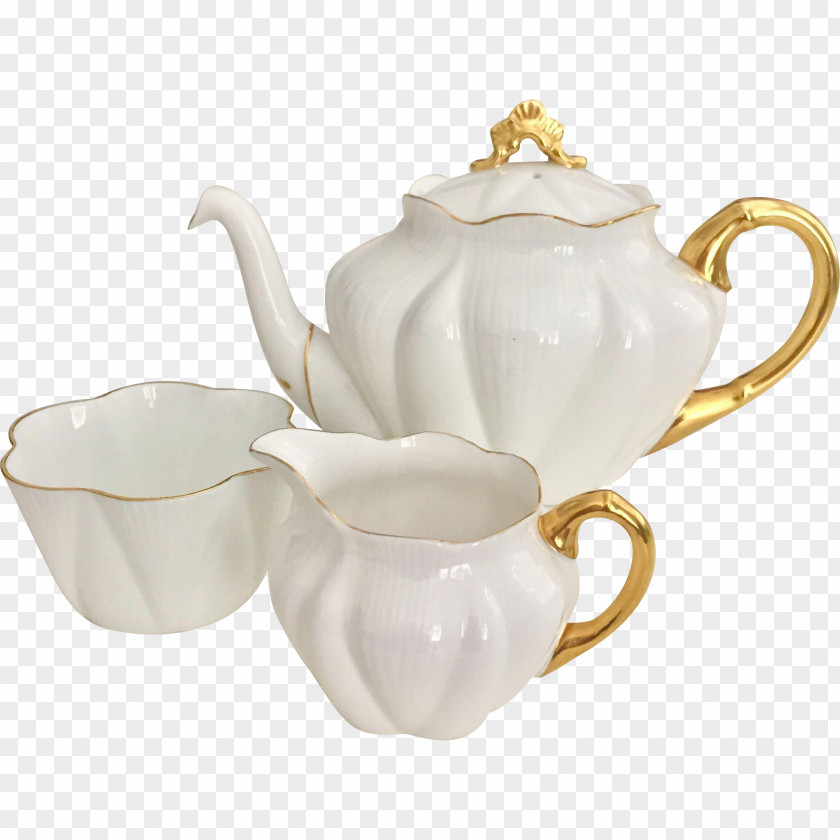 Cup Saucer Porcelain Teapot Tableware PNG