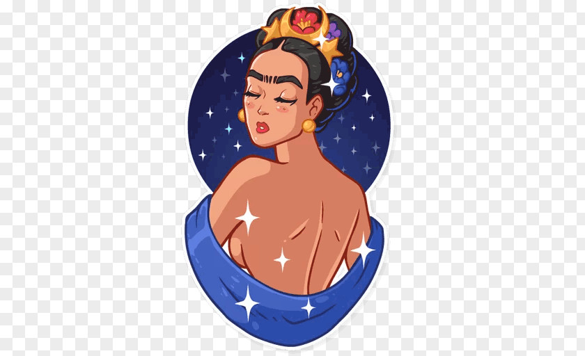 Frida Kahlo Sticker Telegram VKontakte Clip Art PNG