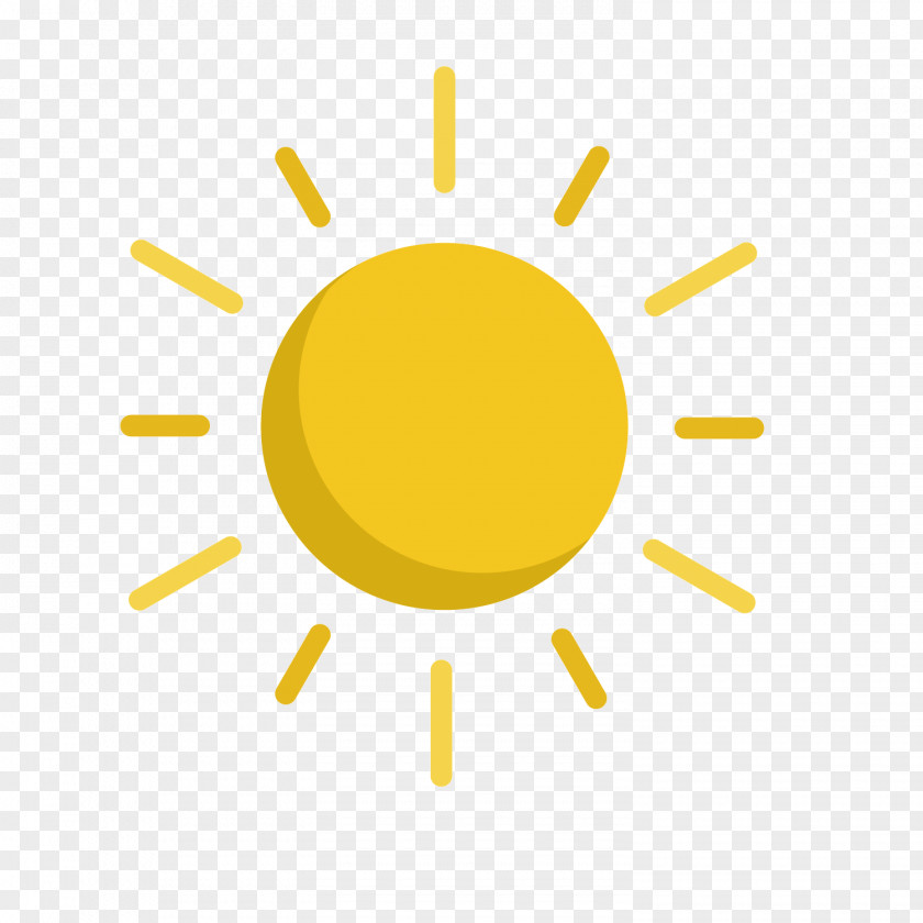 Yellow Little Sun Adobe Illustrator Euclidean Vector PNG