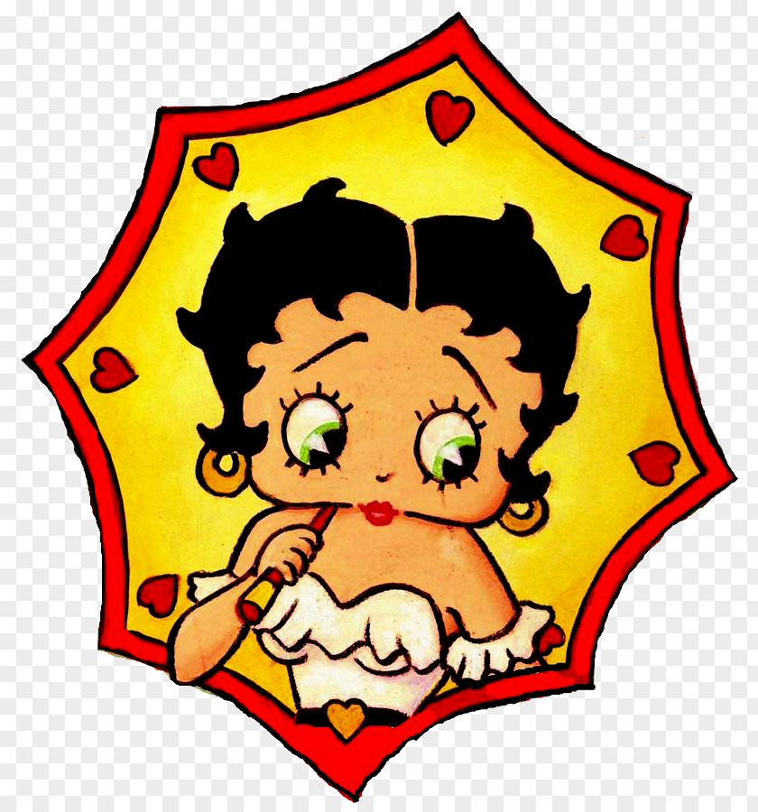 Betty Boop Em Clip Art Canvas Print Image PNG