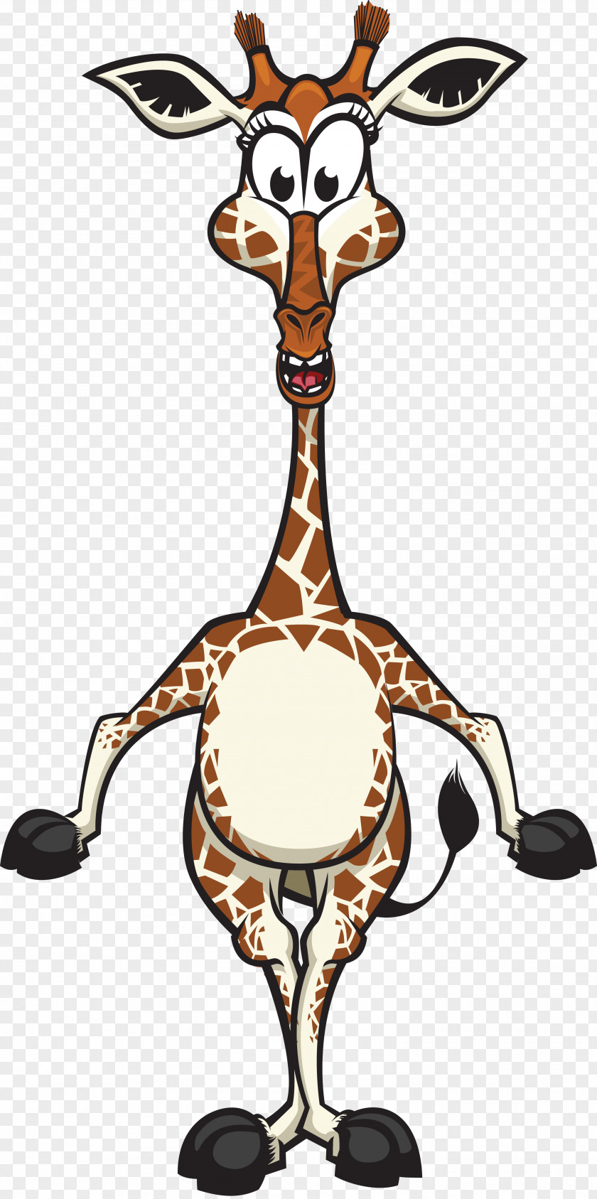 Giraffe Royalty-free Cartoon PNG