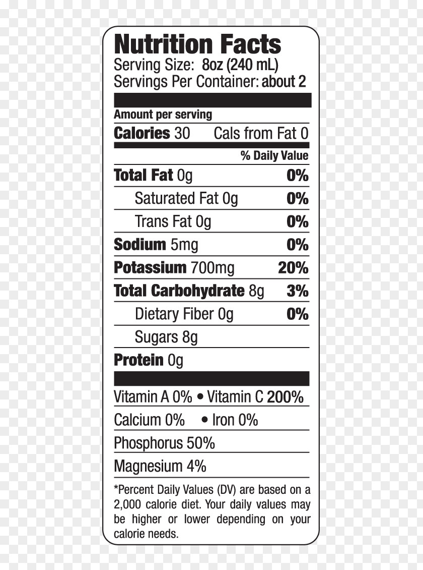 Nutrition Fact Nutrient Facts Label Food The Hershey Company PNG