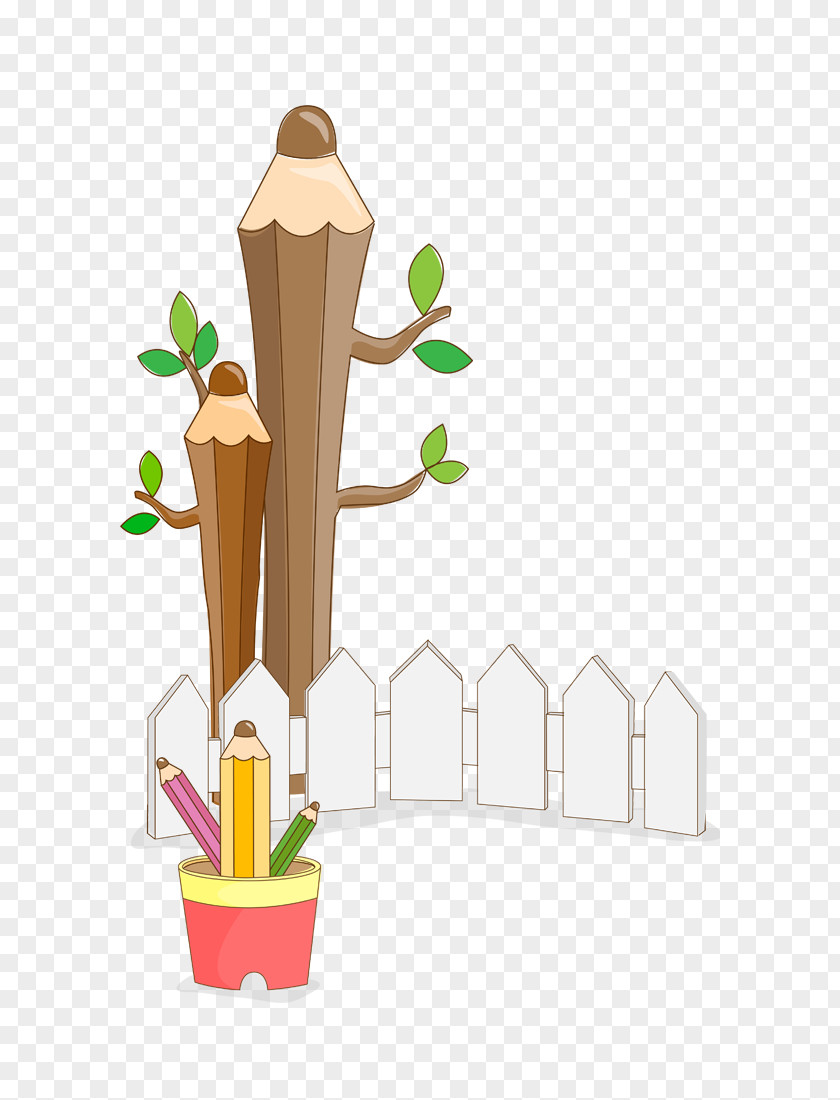 Pencil Drawing Creative Branch Child PNG