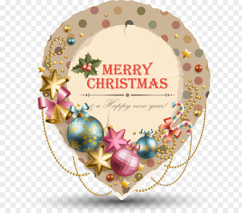 Beautiful Christmas Pattern Paper Gift PNG