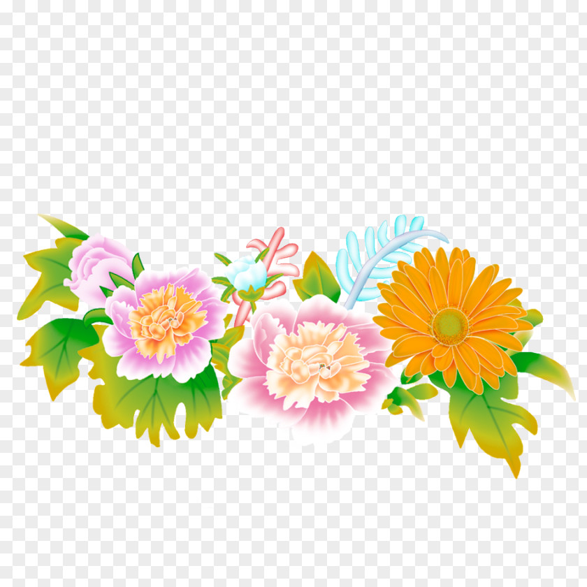 Chrysanthemum Watercolor Painting PNG