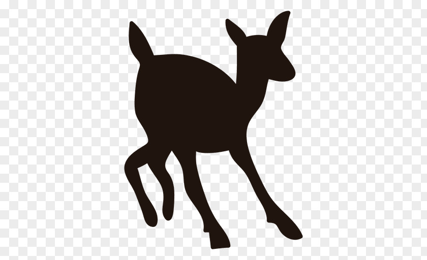 Deer Vector Silhouette Clip Art PNG