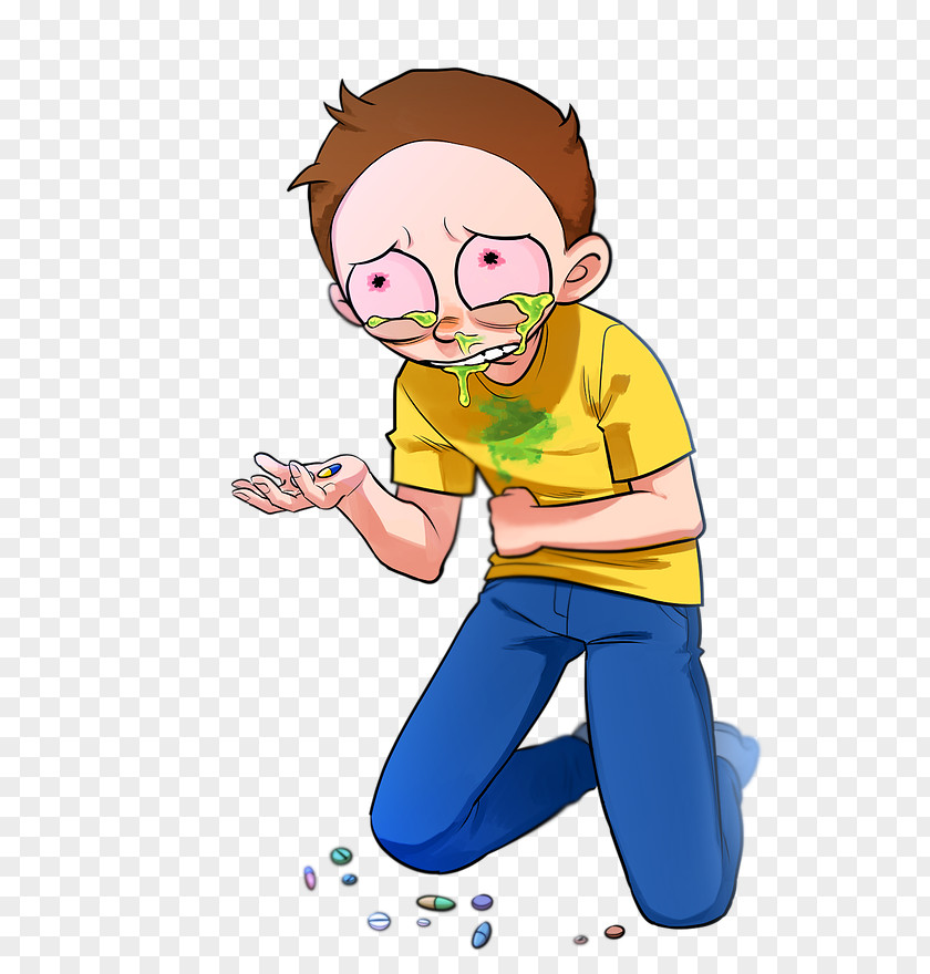 Rick And Morty Art Greaser Influenza Toddler PNG
