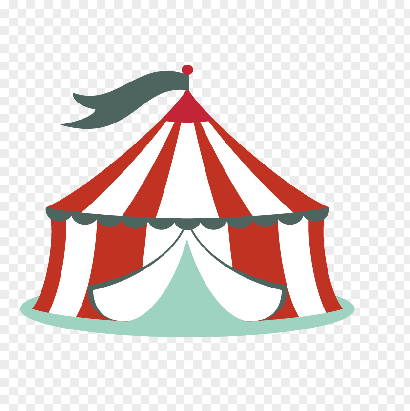 Vector Circus Clown Carpa Tent PNG