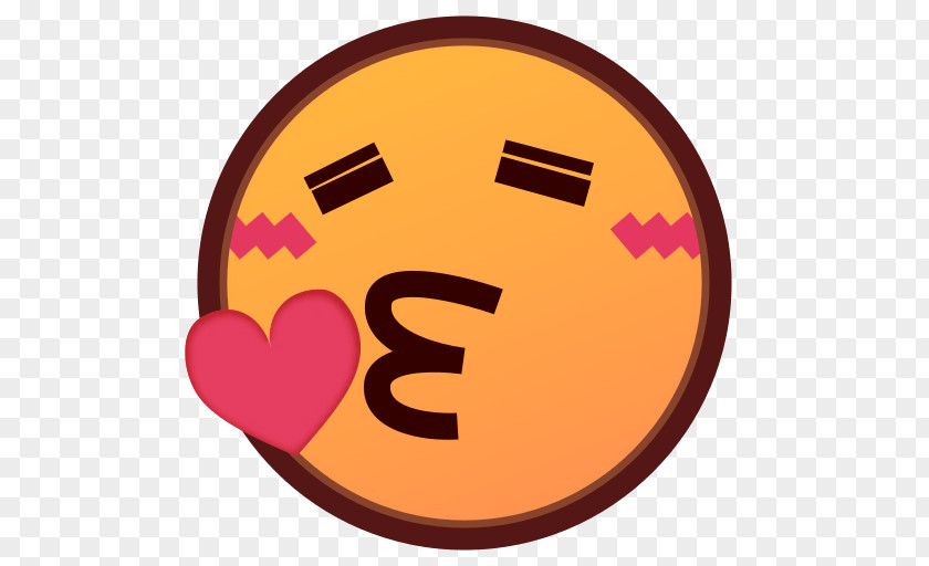 Emoji Emoticon Kiss Smiley Sticker PNG
