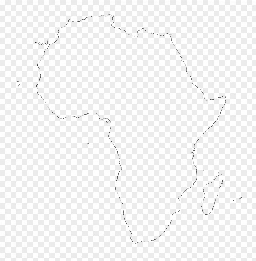 Outline Africa Map Flag Of Botswana Cameroon Clip Art PNG