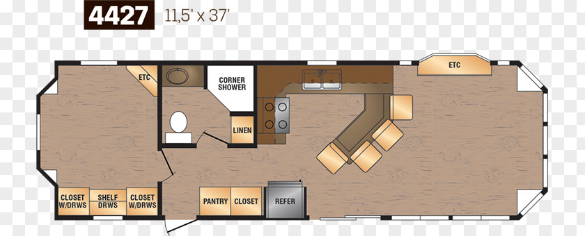 Park Plan Model Floor House Campervans Cottage PNG