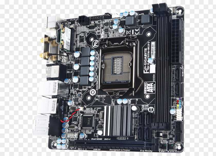 Intel LGA 1150 Mini-ITX Motherboard Gigabyte Technology PNG