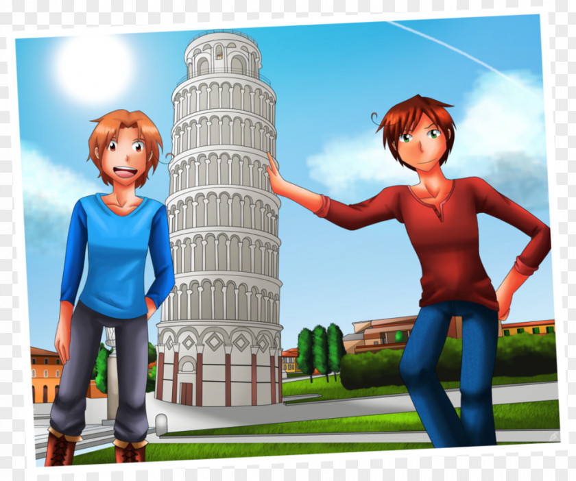 Leaning Tower Of Pisa Game Cartoon Human Behavior PNG