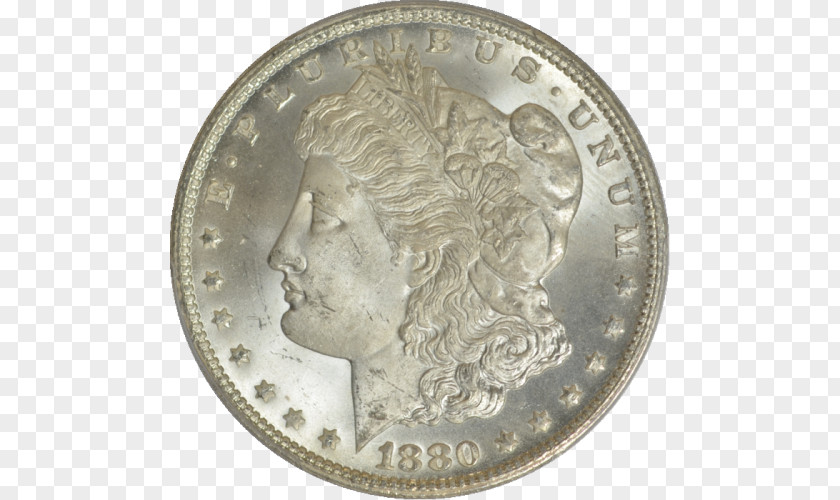 Morgan Dollar Coin Philadelphia Mint United States PNG
