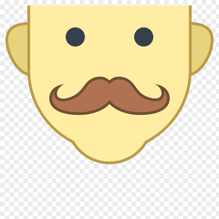 Mustache Smiley Clip Art PNG