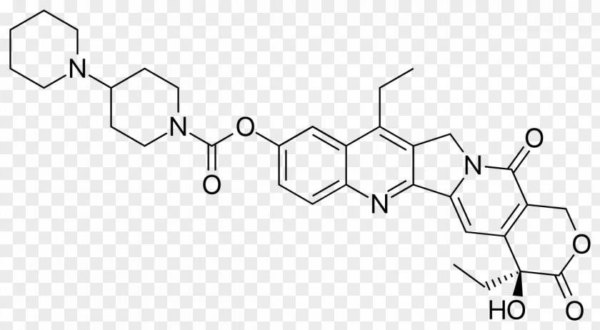 Number 3d Irinotecan Hydrochloride Type I Topoisomerase Camptothecin Inhibitor PNG