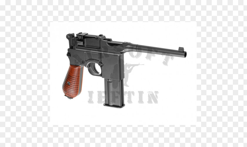 Weapon Trigger Airsoft Guns Mauser C96 Pistol PNG