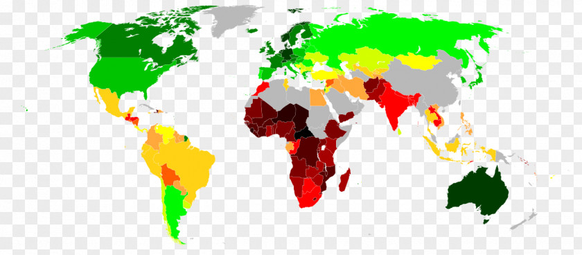 World Map Human Development Index Social Inequality Report United Nations Programme PNG