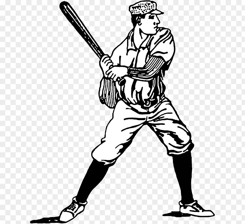 Baseball Player Cartoon Bats Batting Sport PNG