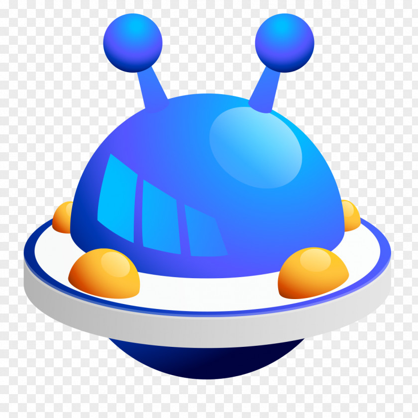 Cartoon Spaceship Outer Space PNG
