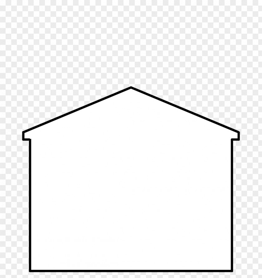 Cottage Triangle Area Rectangle PNG