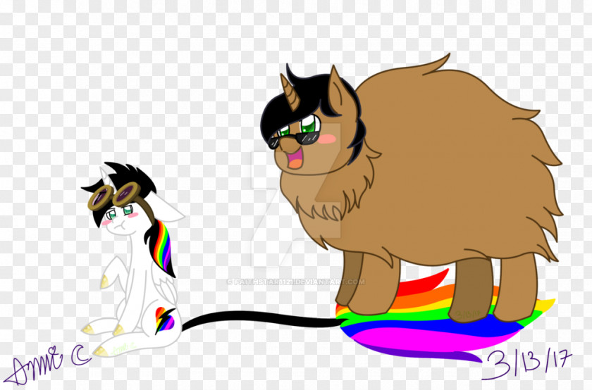 Double Rainbow Lightning Kitten Whiskers Cat Clip Art Illustration PNG